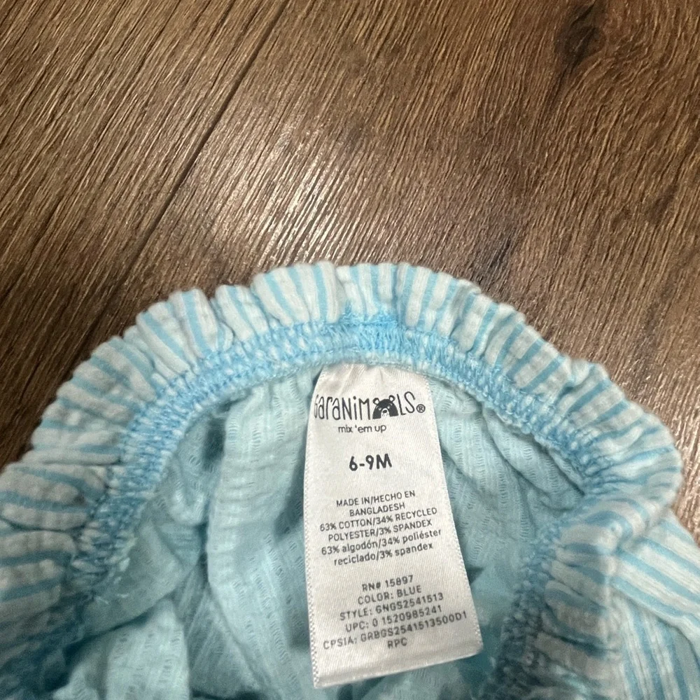 Garanimals Light Blue Striped Diaper Cover